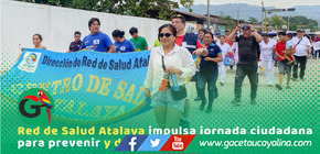 Red de Salud Atalaya moviliza a la población para prevenir la tuberculosis con pasacalle