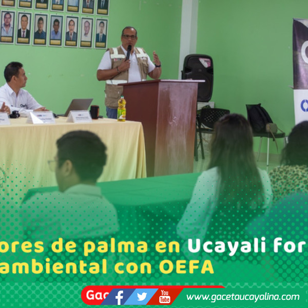 OEFA realiza taller de promoción de cumplimiento ambiental con productores de palma aceitera