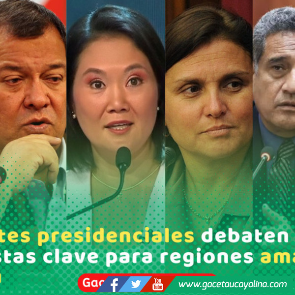 Candidatos presidenciales expondrán planes para la Amazonia con 2.5 millones de electores