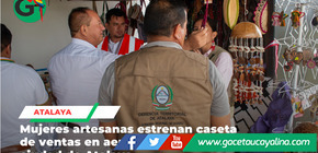 Inauguran caseta artesanal para mujeres indígenas en Atalaya