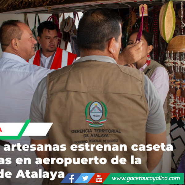 Inauguran caseta artesanal para mujeres indígenas en Atalaya