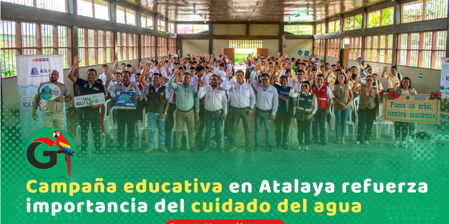 Atalaya impulsa conciencia ambiental con taller sobre cuidado del agua