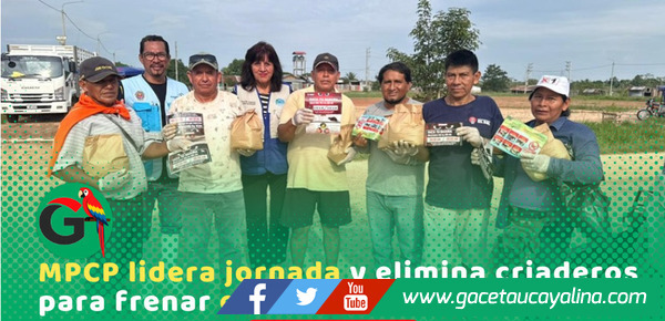 Recolectan más de siete toneladas en jornada contra dengue en Pucallpa