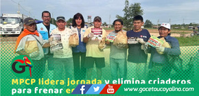 Recolectan más de siete toneladas en jornada contra dengue en Pucallpa