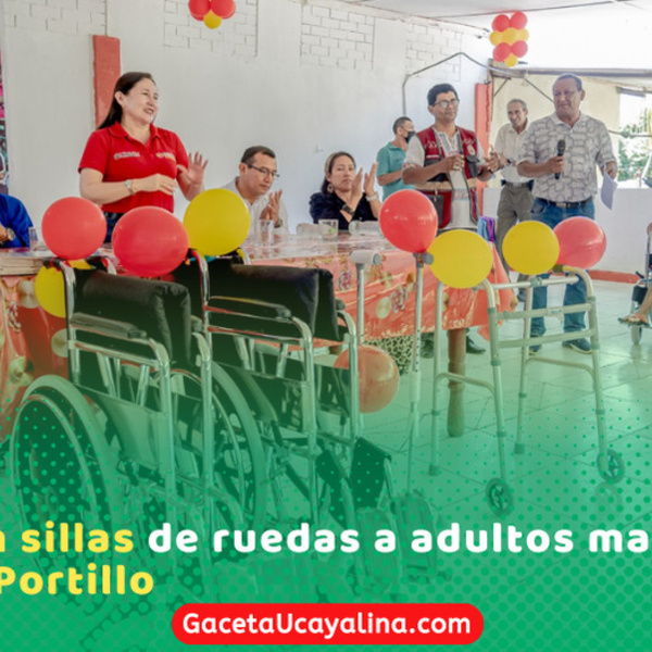 Alcaldesa entrega ayudas técnicas a adultos mayores en Callería
