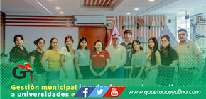 Alcaldesa destaca ingreso de jóvenes a universidades en Ucayali