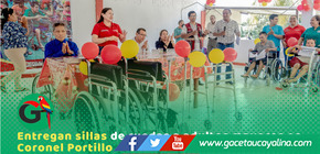 Alcaldesa entrega ayudas técnicas a adultos mayores en Callería