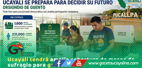 Más de 1600 mesas garantizarán elecciones en toda la región Ucayali