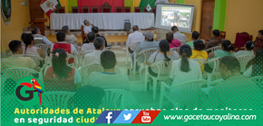 COPROSEC aprueba plan clave para reforzar seguridad en la provincia de Atalaya