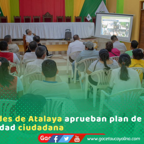 COPROSEC aprueba plan clave para reforzar seguridad en la provincia de Atalaya