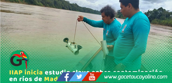 IIAP evalúa calidad de ríos Madre de Dios y Tambopata