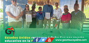 Embajada de EE.UU. otorga “Premio Bicentenario” a Ocho sur por impulsar Becas en la Amazonía