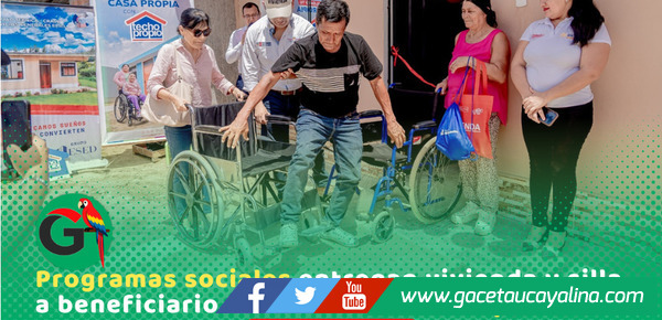 Entregan silla y vivienda accesible para mejorar vida de beneficiario