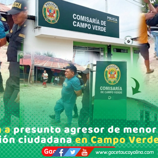 Detienen a sujeto por presunto abuso sexual contra menor en Campo Verde