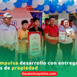 Ucayali entrega 421 títulos y fortalece seguridad jurídica regional