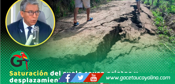 Grietas en suelo dejan 120 damnificados por lluvias en San Martín