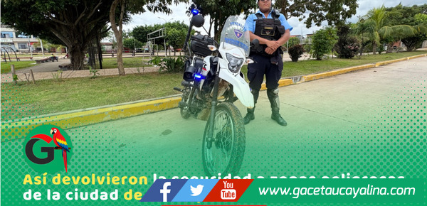 Serenazgo refuerza vigilancia en parques críticos en Pucallpa