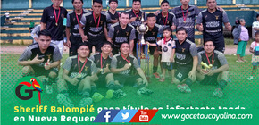 Sheriff Balompié campeón tras vencer por penales en Nueva Requena