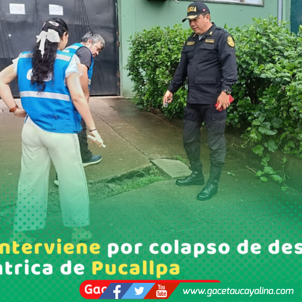 Sunass gestiona ante Emapacop S. A. atención de colapso de buzón de desagüe en centro de Pucallpa