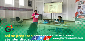 Capacitan a agentes comunitarios en discapacidad en Atalaya