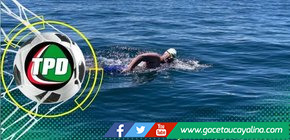 El nadador Gustavo Lores logra histórica marca en el Lago Titicaca y espera validación de Guinness World Records