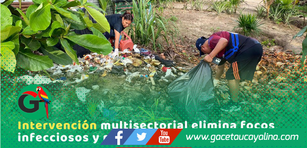 Atalaya intensifica lucha contra dengue con masiva campaña de limpieza