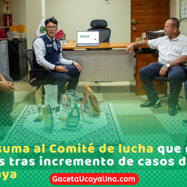 Gerencia Territorial de Atalaya se suma al Comité de Lucha contra el Dengue