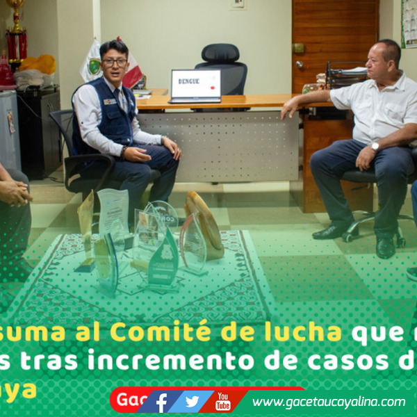 Gerencia Territorial de Atalaya se suma al Comité de Lucha contra el Dengue