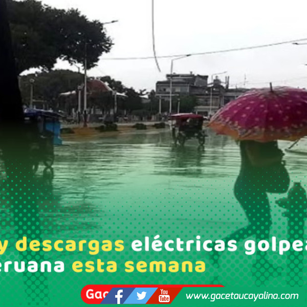 Senamhi advierte lluvias intensas y tormentas eléctricas en la selva