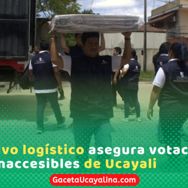 ONPE inicia despliegue electoral en zonas remotas de Ucayali
