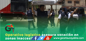 ONPE inicia despliegue electoral en zonas remotas de Ucayali