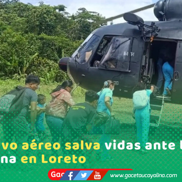 FAP evacúa pacientes por brote de tos ferina en Loreto