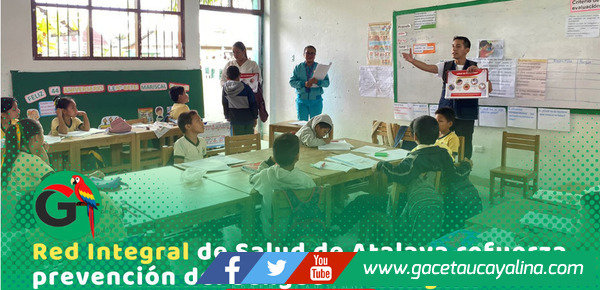 Red Integrada de Salud de Atalaya capacita a escolares para prevenir dengue