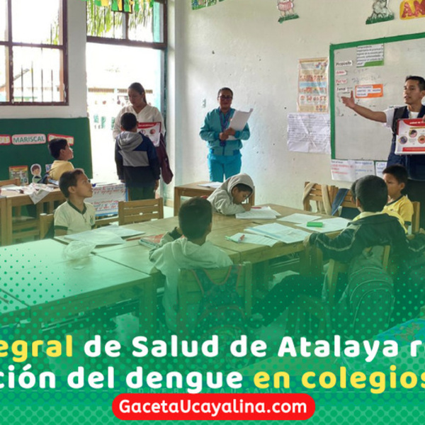 Red Integrada de Salud de Atalaya capacita a escolares para prevenir dengue