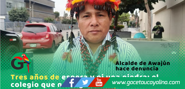 Colegio en Awajún sigue paralizado pese a S/17 millones aprobados en San Martín