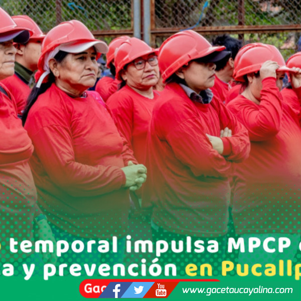 Empleo temporal: 66 trabajadores limpian cauces en Pucallpa