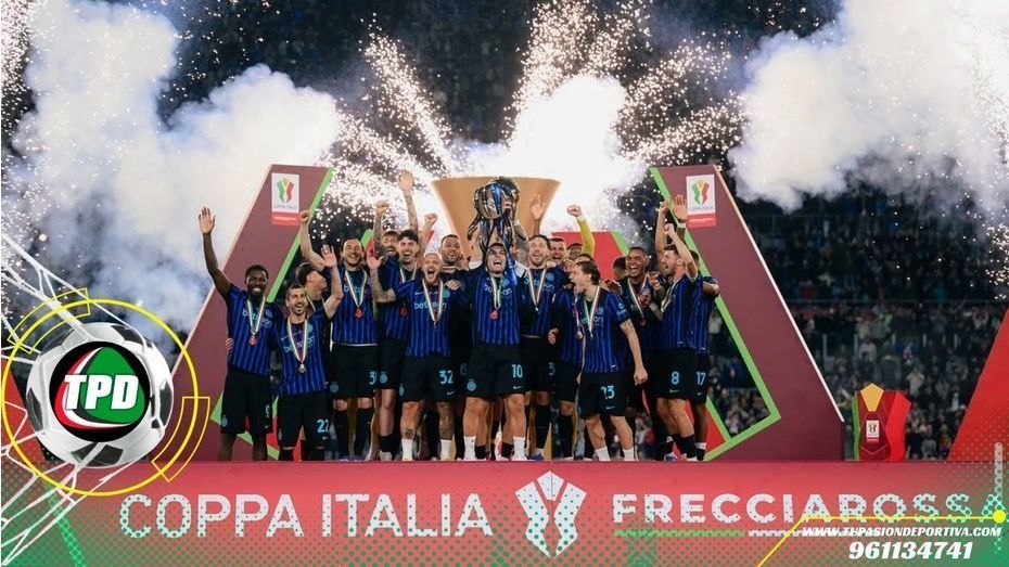 Inter de Milan se consagra campeón de la Coppa Italia tras vencer a Lazio