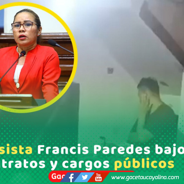 Fiscalía allana casa ligada a Congresista Francis Paredes en Lima