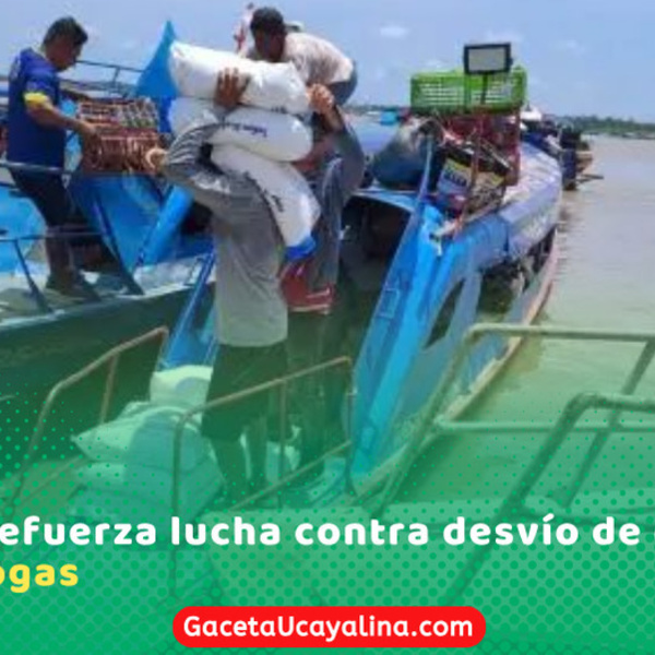 Incautan más de 30 toneladas de insumos químicos en Pucallpa