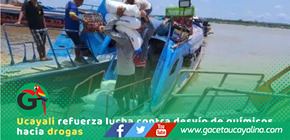 Incautan más de 30 toneladas de insumos químicos en Pucallpa