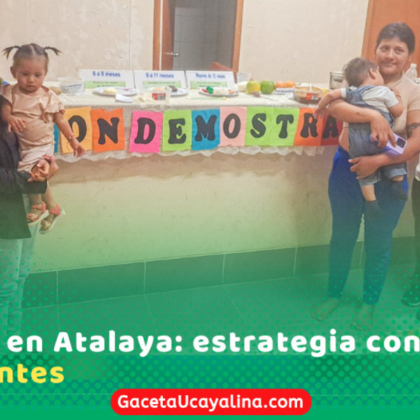 Prevención de anemia en Atalaya: acciones en gestantes y madres