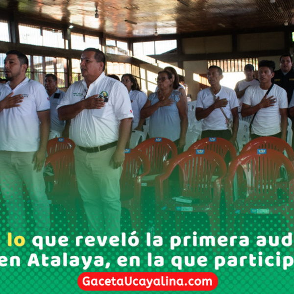 Audiencia pública en Atalaya presenta avances 2026