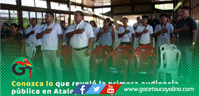 Audiencia pública en Atalaya presenta avances 2026