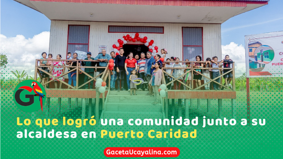 Alcaldesa Janet Castagne entrega local comunal en Puerto Caridad