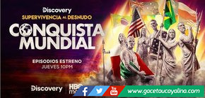 No te puedes perder el estreno de supervivencia al desnudo: Conquista mundial, este jueves en Discovery y HBO MAX