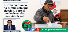 El voto en blanco no tumba solo una elección, pero sí puede desnudar una crisis legal