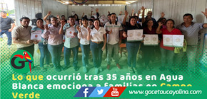 Entregan 103 títulos de propiedad tras 35 años en Campo Verde