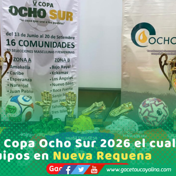 El “Checho” Ibarra viene a Pucallpa para inicio de la “V Copa Ocho Sur 2026”