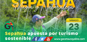 Sepahua impulsa circuito turístico por sus 44 años