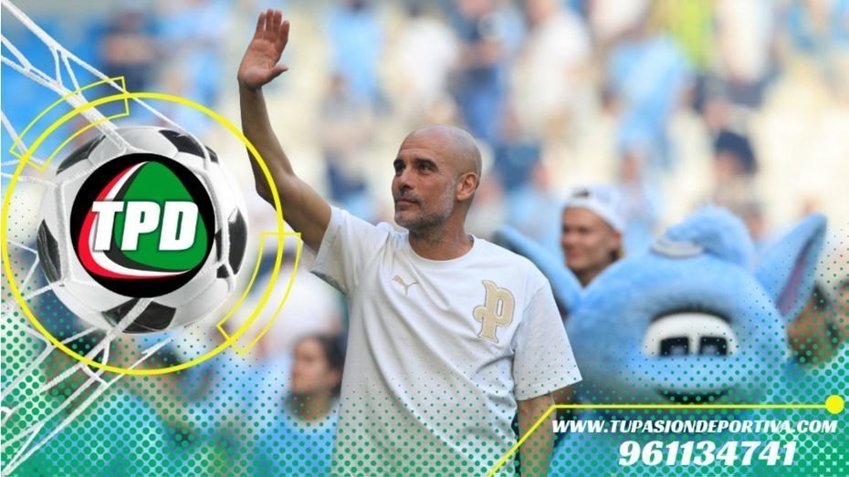 Pep Guardiola se despidió del Manchester City